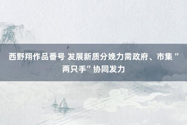 西野翔作品番号 发展新质分娩力需政府、市集“两只手”协同发力