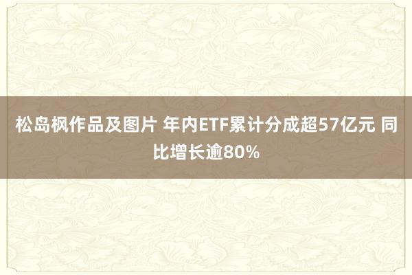 松岛枫作品及图片 年内ETF累计分成超57亿元 同比增长逾80%