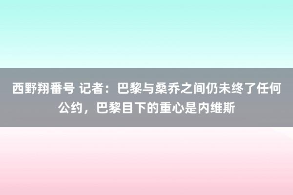 西野翔番号 记者：巴黎与桑乔之间仍未终了任何公约，巴黎目下的重心是内维斯