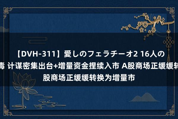 【DVH-311】愛しのフェラチーオ2 16人のザーメン中毒 计谋密集出台+增量资金捏续入市 A股商场正缓缓转换为增量市