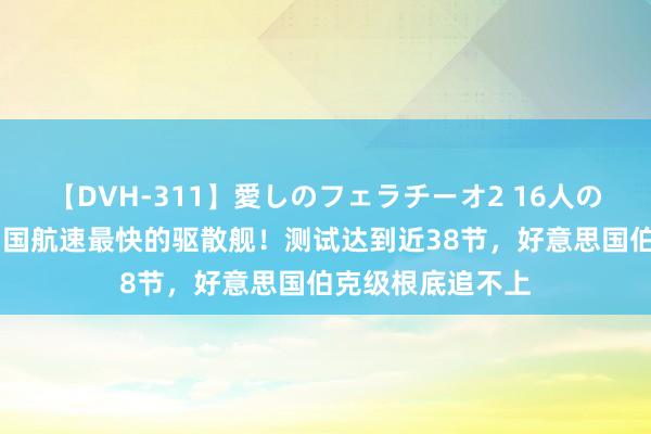 【DVH-311】愛しのフェラチーオ2 16人のザーメン中毒 中国航速最快的驱散舰！测试达到近38节，好意思国伯克级根底追不上