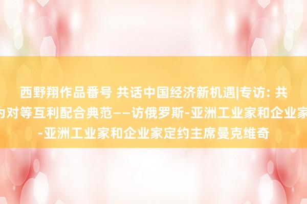 西野翔作品番号 共话中国经济新机遇|专访: 共建“一带一起”成为对等互利配合典范——访俄罗斯-亚洲工业家和企业家定约主席曼克维奇