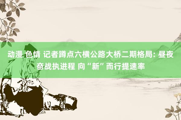 动漫 色情 记者蹲点六横公路大桥二期格局: 昼夜奋战执进程 向“新”而行提速率